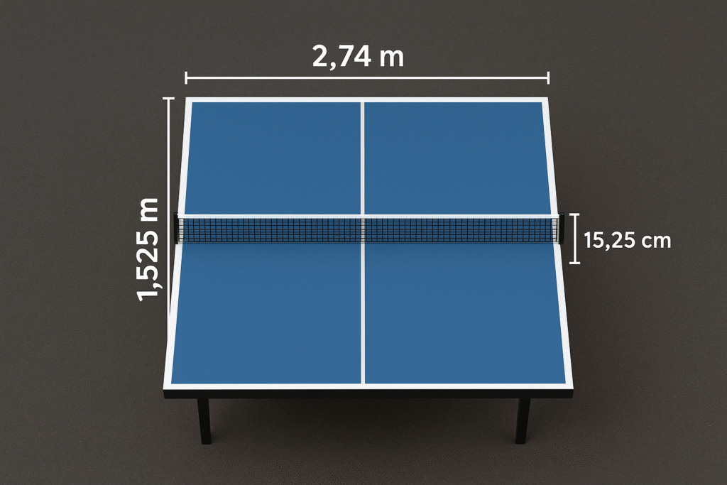 Ukuran Meja Pingpong Internasional